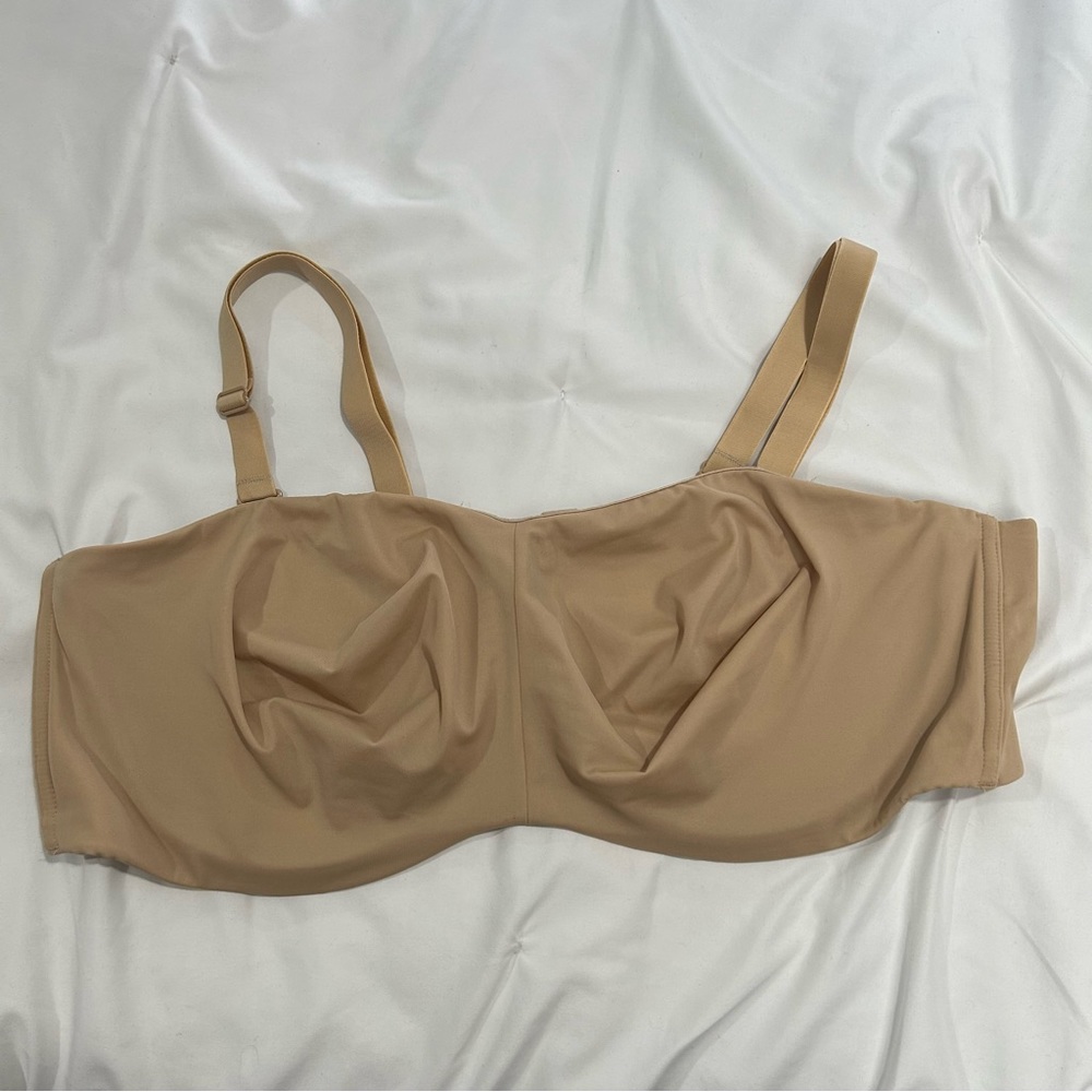 Cacique Unlined Multi-way Strapless Bra with Removable Straps 46DD